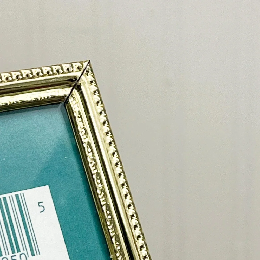 Vintage Brass Picture Frame 8x10: Gold Plated Table Display
